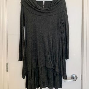 Kensie Charcoal Tunic Dress